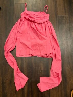 Petal and Pup Alice Bow Back Mini Dress Cotton Tie Back Strappy Medium